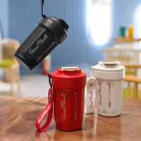 Mug à café Tasse isotherme Tasse de voyage portable en acier inoxydable givrée Bouteille d'eau pour couple Gravure personnalisée exquise avec logo