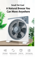 Ventilateur de bureau en gros, 3 vitesses, minuterie 60 min, moteur en cuivre, protection contre la surchauffe, petit ventilateur électrique domestique