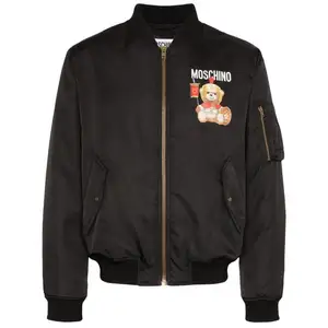 Giacca da <span class=keywords><strong>uomo</strong></span> in Nylon personalizzata da <span class=keywords><strong>uomo</strong></span> elegante con stampa posteriore <span class=keywords><strong>oversize</strong></span> Casual Fit primavera autunno giacca Letterman - Product Image 1
