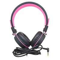 Casque filaire à coussinets souples, casque filaire portable pliable, isolation du bruit, casque filaire pour ordinateur de bureau