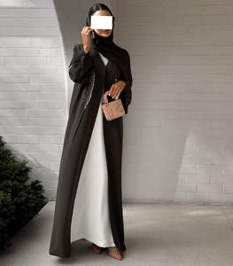 Elegante <span class=keywords><strong>Abaya</strong></span> Nera 2026 Moda Quotidiana <span class=keywords><strong>Abaya</strong></span> Modesta e Lussuosa con Ricami Artigianali e Perline Abbigliamento Musulmano Femminile <span class=keywords><strong>Abaya</strong></span> Araba - Product Image 6