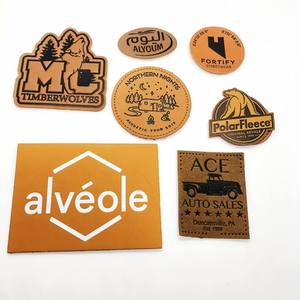 Patchs en cuir personnalisés à coudre, brodés pour chapeaux, badges brodés 3D en relief à presser à chaud - Product Image 3