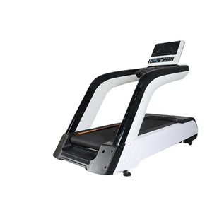 전동 가정용 상업용 실내 트레드밀 충격 흡수 다기능 스마트 터치 스크린 심박수 모니터링 스틸 - Product Image 5