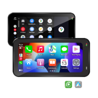 Écran tactile universel sans fil 6,25 pouces pour moto, CarPlay, Android Auto, navigation, multimédia pour moto, motocyclette