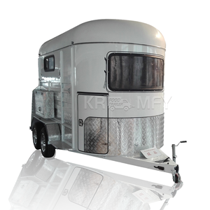 Remorques de transport de chevaux de luxe sur mesure, taille 2, avec cadre en aluminium et fenêtres latérales, transport spécial - Product Image 4