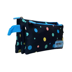 New Fashion High School Student Girls Colorful Printing Pencil Bag Multi-Function School Bags BACK TO SCHOOL