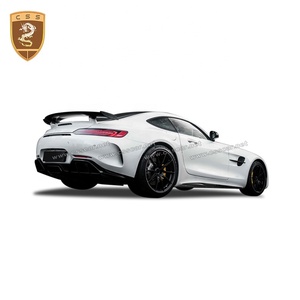 Moins cher <span class=keywords><strong>Prix</strong></span> En Fiber De Carbone <span class=keywords><strong>GTR</strong></span> Style Arrière <span class=keywords><strong>AMG</strong></span> Pare-chocs Menton Avec Embouts D'échappement Pour Mercedes <span class=keywords><strong>AMG</strong></span>-GT - Product Image 4