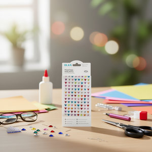 Ilan Adesivi Brillanti Triangolari 8mm Multicolore 104pz Codice 27106 - Product Image 2