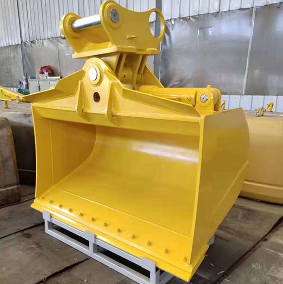 Hydraulic Tilt Swivel Bucket For Mini Excavator Clean Out Bucket Excavator Accessories