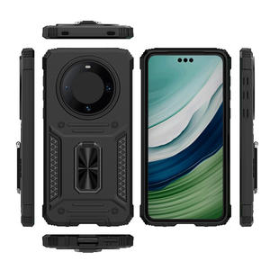 Para Huawei Mate 60 <span class=keywords><strong>Pro</strong></span> funda con ventana deslizante lente proteger armadura funda de teléfono para Honor 90 Lite <span class=keywords><strong>X50</strong></span> X40 5G soporte magnético cubierta de anillo - Product Image 3