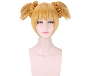 Anxin doble cola de caballo peluca arco nudo <span class=keywords><strong>corto</strong></span> limpio flequillo Cosplay <span class=keywords><strong>pelo</strong></span> falso Anime chica doble cola de caballo - Product Image 2