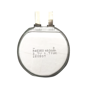 แบตเตอรี่ลิเธียมโรงงาน <span class=keywords><strong>Blue</strong></span> <span class=keywords><strong>Power</strong></span> R45350 460mAh 3.7V ชาร์จได้ พร้อมแคโทด LCO 500 รอบการใช้งาน สำหรับสมาร์ทวอทช์ - Product Image 2