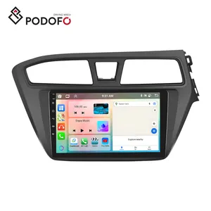 Podofo Android Auto Stereo 4+64G 9 Zoll Autoradio Carplay Android Auto für Hyundai I20 2014-2017 IPS DSP GPS Dropshipping