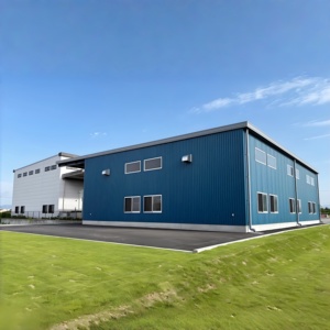 中国定制预制钢结构仓库建筑，提供现代设计制造和设计服务 - Product Image 1