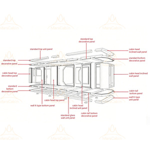 Casa Cápsula Modular de 2 Pisos, Alojamiento Moderno de Lujo para Resorts, <span class=keywords><strong>Habitaciones</strong></span> Cápsula Espaciales para <span class=keywords><strong>Hoteles</strong></span>, Soluciones para Proyectos - Product Image 2