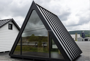 Casa Móvil Tipo Cápsula Espacial CE EcoVadis, Casa de Vacaciones de Madera, Habitación Triangular con Ventana Panorámica para Camping y Uso Hotelero - Product Image 3