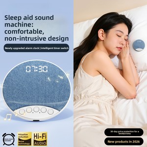 Haut-parleur de sommeil sous oreiller avec bruit blanc intégré, alarme réglable, prise en charge <span class=keywords><strong>audio</strong></span> 5.3, musique, livres <span class=keywords><strong>audio</strong></span> et histoires <span class=keywords><strong>pour</strong></span> le coucher – Nouveauté - Product Image 1