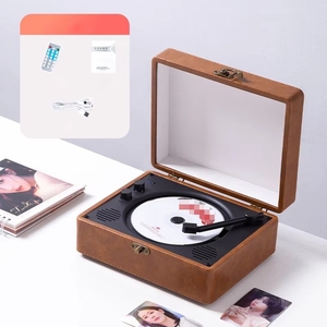 Reproductor de CD con audio inalámbrico BT, ranura para tarjeta USB TF, altavoz de música recargable para el hogar, oficina, estudio, dispositivo de audio para aprendizaje del inglés - Product Image 6