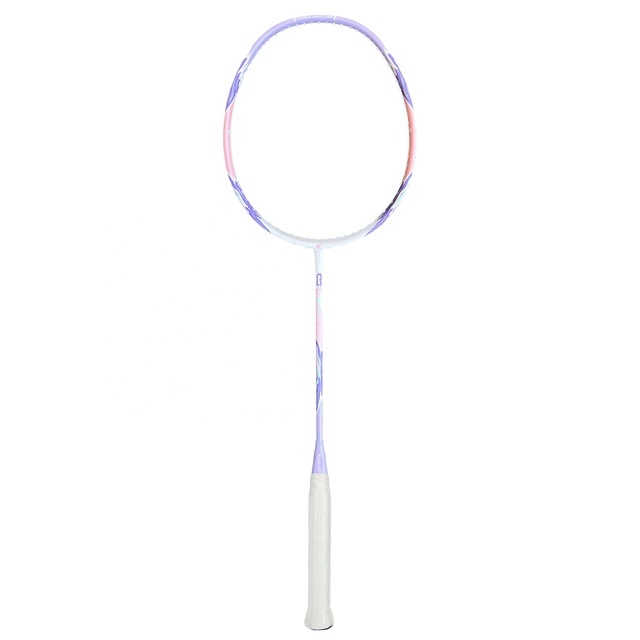 Kuangfeng Badminton Racket Ultra-Light 1 Piece 5U Carbon Racket Highly Bouncy and Durable 30lbs Adult Student