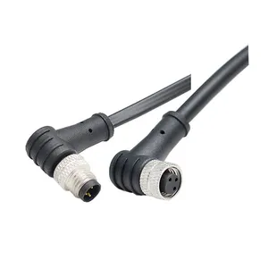 Водонепроницаемый Стандартный 5-контактный соединительный кабель M8 3 4, штекер с кабелем 1/2/5/10/15 метра