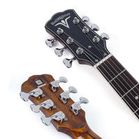 Guitare électrique acoustique de jazz K11 de haute qualité, exquise, avec 6 cordes, manche en palissandre indien, corps en peuplier