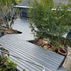 WPC Holz Kunststoff zurück gefordert Bodenbelag WPC Decking Outdoor-Bodenbelag WPC