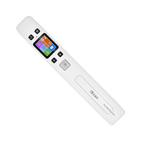 Escáner Portátil Inalámbrico de Mano IScan con Doble Rodillo para Documentos A4, Pantalla LED, Compatible con 1050DPI/600DPI/300DPI/PDF/JPG/TF