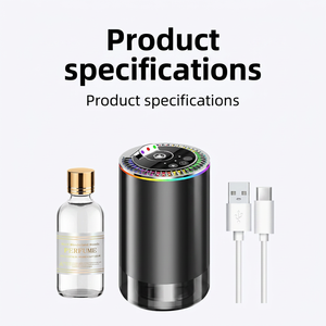 Diffuseur de parfum intelligent pour voiture alimenté par USB 50-100ml avec éclairage d'ambiance pour tableau de bord – Rafraîchissement et aromathérapie - Product Image 6