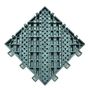Alfombrilla de plástico para puerta de <span class=keywords><strong>suelo</strong></span>, cepillo antideslizante, alfombrilla hueca, <span class=keywords><strong>tres</strong></span> en uno, alfombrilla de azulejos modulares de tríada entrelazada - Product Image 2