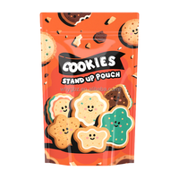 Sachet Doypack Refermable Personnalisé pour Emballage de Biscuits au Matcha, Présentoir de Détail pour Marques de Cafés, Boulangeries et Boutiques de Desserts