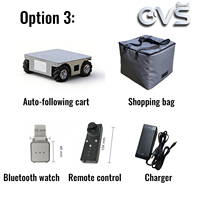 Poussette pour animaux de compagnie OVS, grande capacité, multifonctionnelle, détachable, lavable, durable, en maille, sûre, silencieuse, avec fonction de suivi automatique