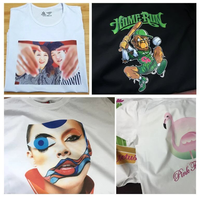 Taille A3 A4 T-shirts Textile Tissu 6 couleurs Imprimante Tissu Imprimantes Numériques Directement à la Machine d'impression de vêtement Imprimante de T-shirts DTG