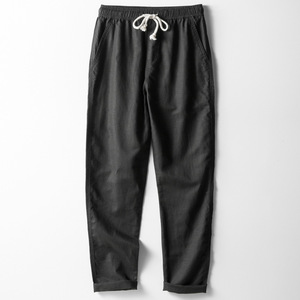 Custom Summer <strong>Drawstring</strong> <strong>Linen</strong> <strong>Pants</strong> <strong>Linen</strong> Trousers Men <strong>Linen</strong> <strong>Pants</strong> Women - Product Image 3