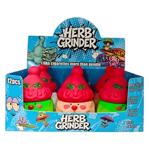 Christmas Metal Tobacco <b>Herb</b> <b>Grinder</b> Santa Claus Metal Teeth Spice Crusher - Product Image 5