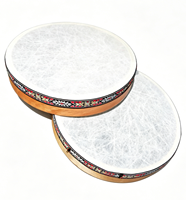 Wholesale Orff Percussion Instrument Portable 10 Inch Beech Wood Hand Drum Musical Instrument Hand Drum
