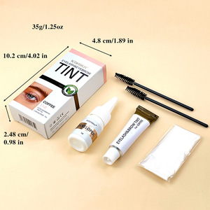 Lash Professional Eyebrow & Lash Dye Stain Hybrid Brow Kit Lash and Brow Tint Etiqueta privada <span class=keywords><strong>Tinte</strong></span> Negro 5-7 días <span class=keywords><strong>Tinte</strong></span> para pestañas - Product Image 4