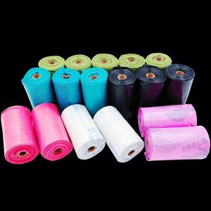 Sacs à déjections pour animaux de compagnie biodégradables en PVA, sacs compostables écologiques, grossiste en sacs à déjections pour chiens jetables dans les toilettes - Product Image 1