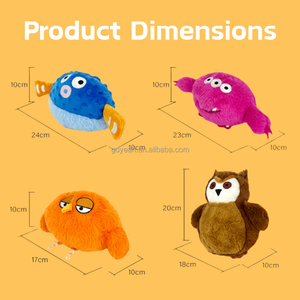 Giocattolo per Cani Interattivo Ricaricabile con Movimento Automatico, Giocattolo Sonoro in Peluche per Animali Domestici con Copertura Rimovibile - Product Image 6