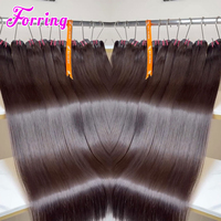 Envío Rápido en 24 Horas, Cabello Camboyano Virgen al Por Mayor, Cabello Peruano Liso con Cutícula Alineada, Extensiones de Cabello Natural en Paquetes