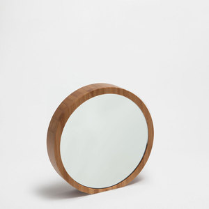 Miroir en bambou Miroir de maquillage de haute qualité Miroir de salle de bain - Product Image 1