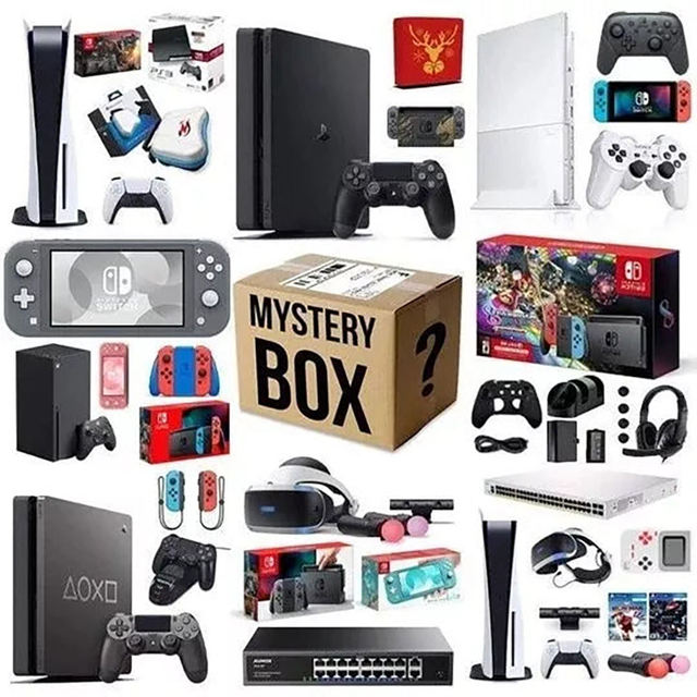 3C Electronics Random Surprise Wireless Earphone Mystery Box Touch Screen Answer Call Video Call Party Gifts Projector