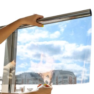 Film Miroir Unidirectionnel Moderne pour Extérieur, Vente en Gros Usine, avec Réjection de Chaleur et Isolation, Teinte Argentée pour Vitres - Product Image 1