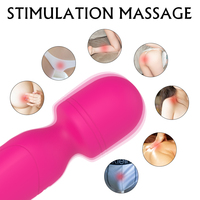 S-HANDE Großhandel Weicher Silikon-Massagestab für Körper, Gesicht, Nacken, Beine und Andere Körperpartien Vibrierendes Massagegerät Sexspielzeug für Männer Massagepistole