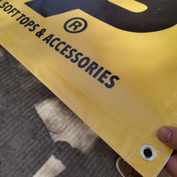Bannière verticale suspendue publicitaire en PVC de grand format personnalisée pour l'extérieur Bannières promotionnelles imperméables en vinyle imprimées de logos
