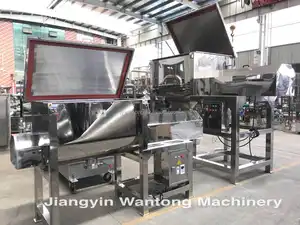 Horizontal Ribbon Mixer WLDH KRSW Liquid Wet Dry Heating Jacket Starch Seeds Sugar Powder Granules Particles Horizontal Mixing Ribbon Mixer Blender