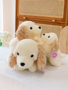Juguete de Peluche de Perro Golden Retriever o <span class=keywords><strong>Cocker</strong></span> <span class=keywords><strong>Spaniel</strong></span> Realista, Directo de Fábrica, Relleno de Algodón PP, Súper Suave, Personalizado, Venta al Por Mayor - Product Image 4