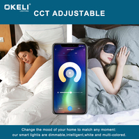 OKELI – lampe de plafond intelligente moderne, contrôle par application WIFI Tuya, panneau lumineux d'automatisation