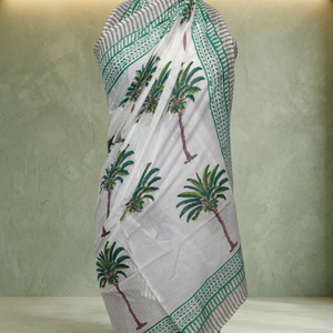 Nouvelle Arrivée Robe de Bain Femme Sarong Paréo Vente en Gros Fabricant Indien Personnalisé Respirant Motif Floral Imprimé en Polycoton - Product Image 2