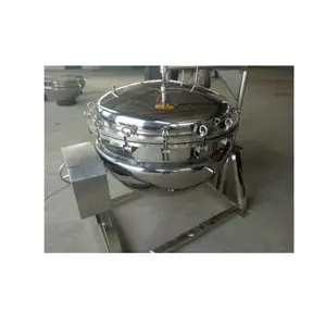 industrial Gas Steam electric jacketed kettle cooking pot with mixer