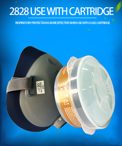 Demi-masque respiratoire à cartouche unique anti-poussière, peinture, produits chimiques, pollution atmosphérique – Filtre anti-poussière OEM ODM pour demi-masque respiratoire - Product Image 4